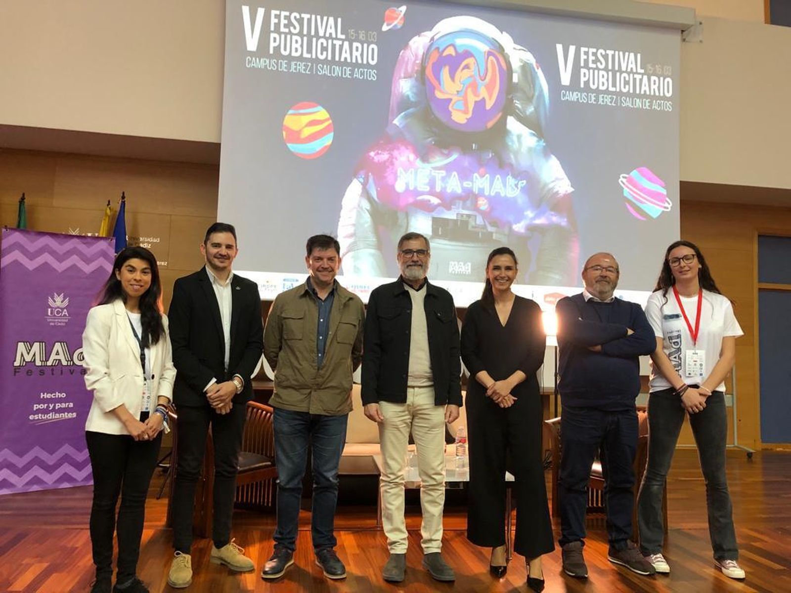 Inauguración del V MAD Festival Publicitario de la UCA.