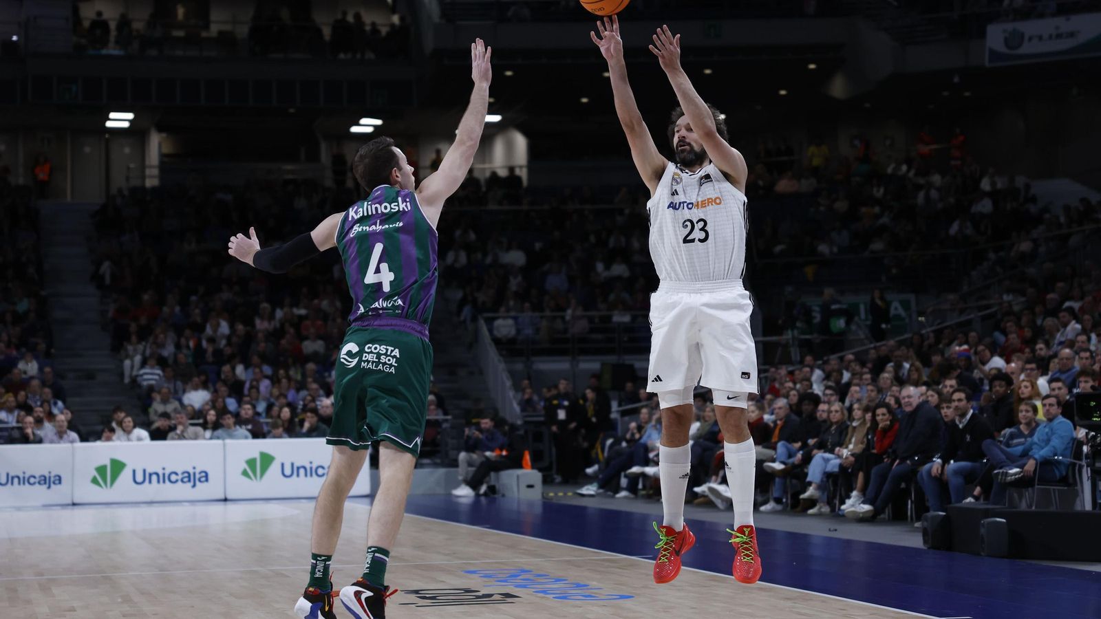 El Real Madrid-Unicaja, en fotos