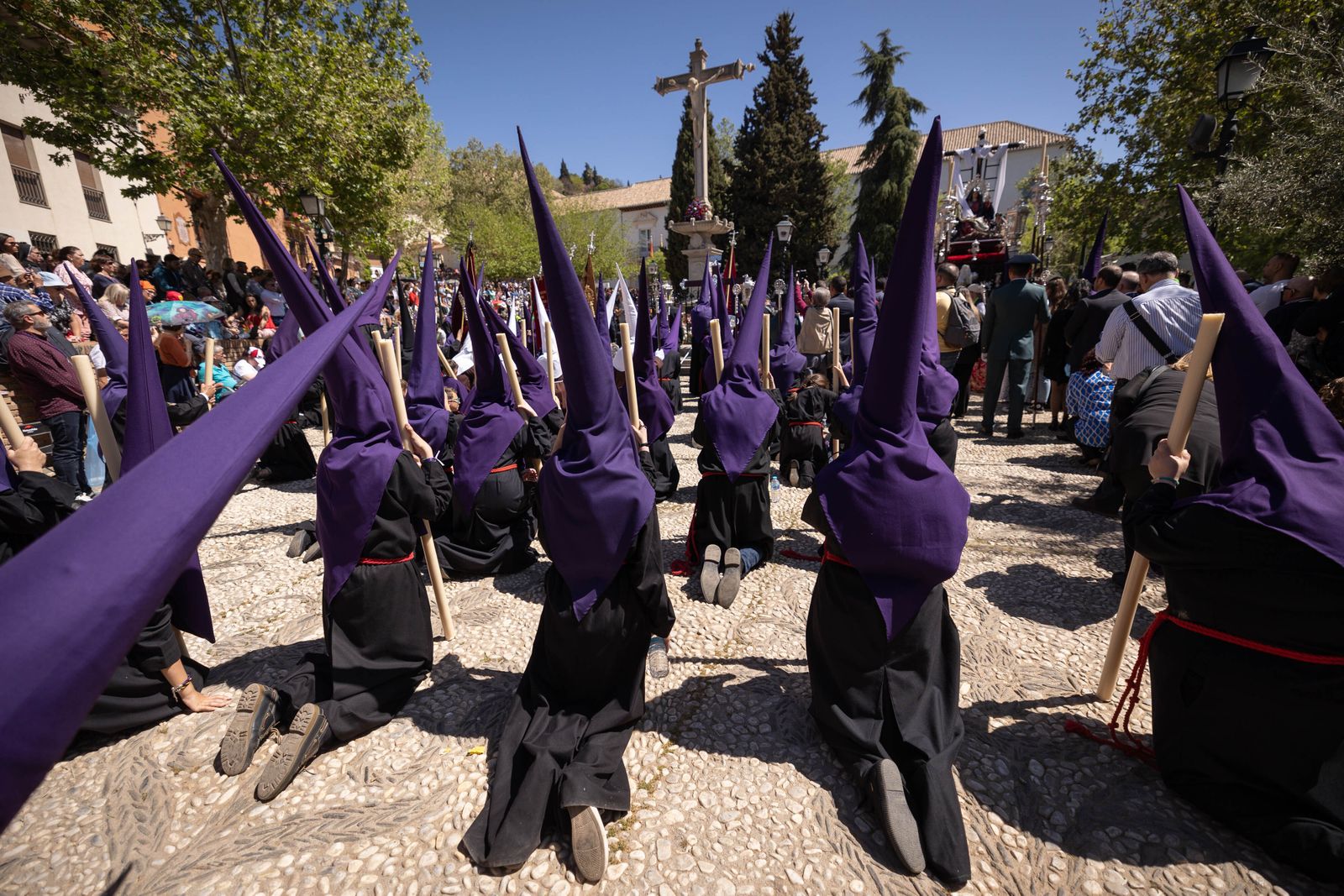 Las imágenes de un Viernes Santo en el Campo del Príncipe