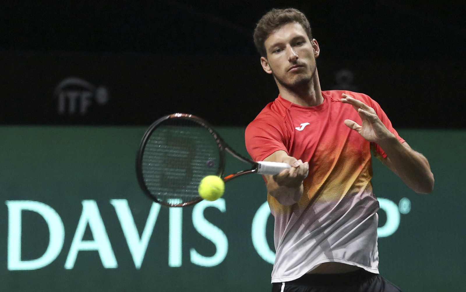 La metamorfosis del Carpena para la Copa Davis, con los jugadores sobre la pista ya