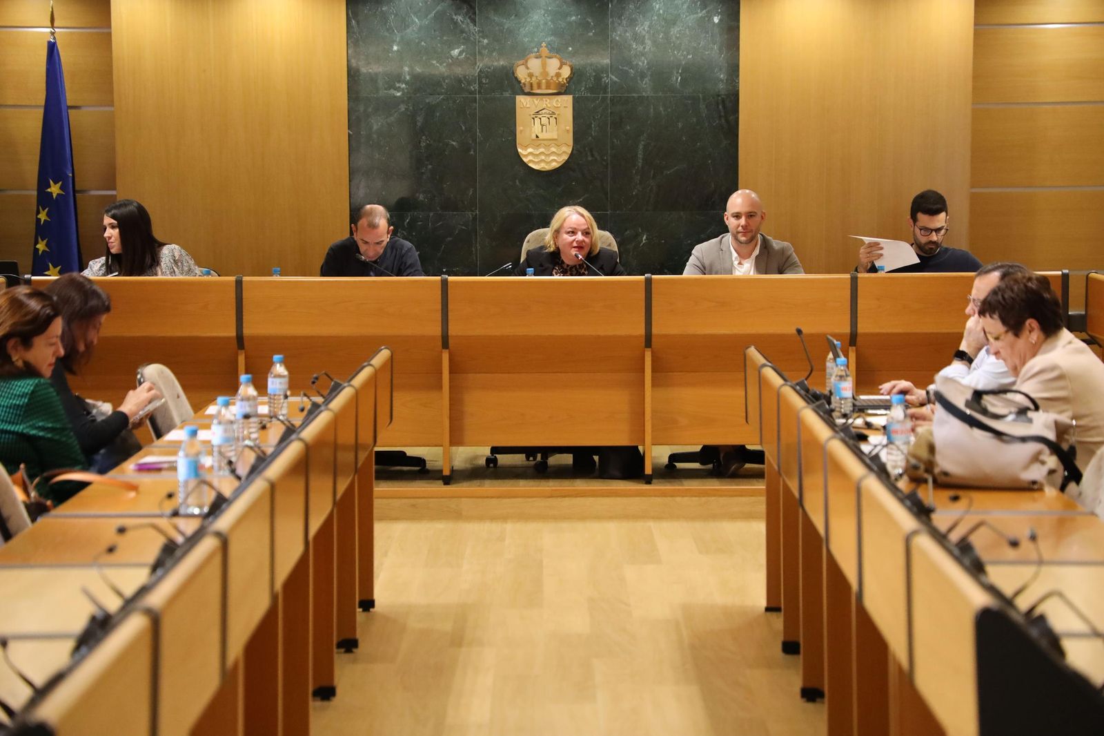 Consejo Municipal de Discapacidad de El Ejido, reunido este lunes.