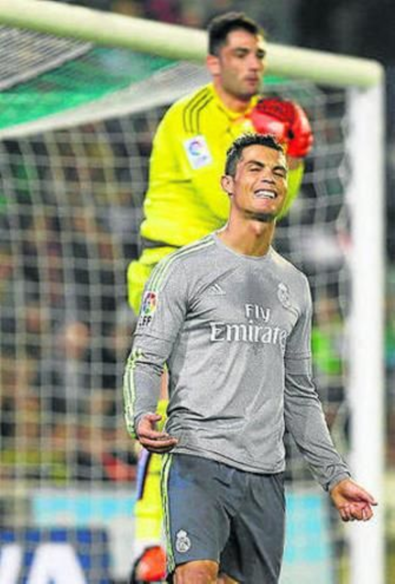 Cristiano Ronaldo, ante Adán.