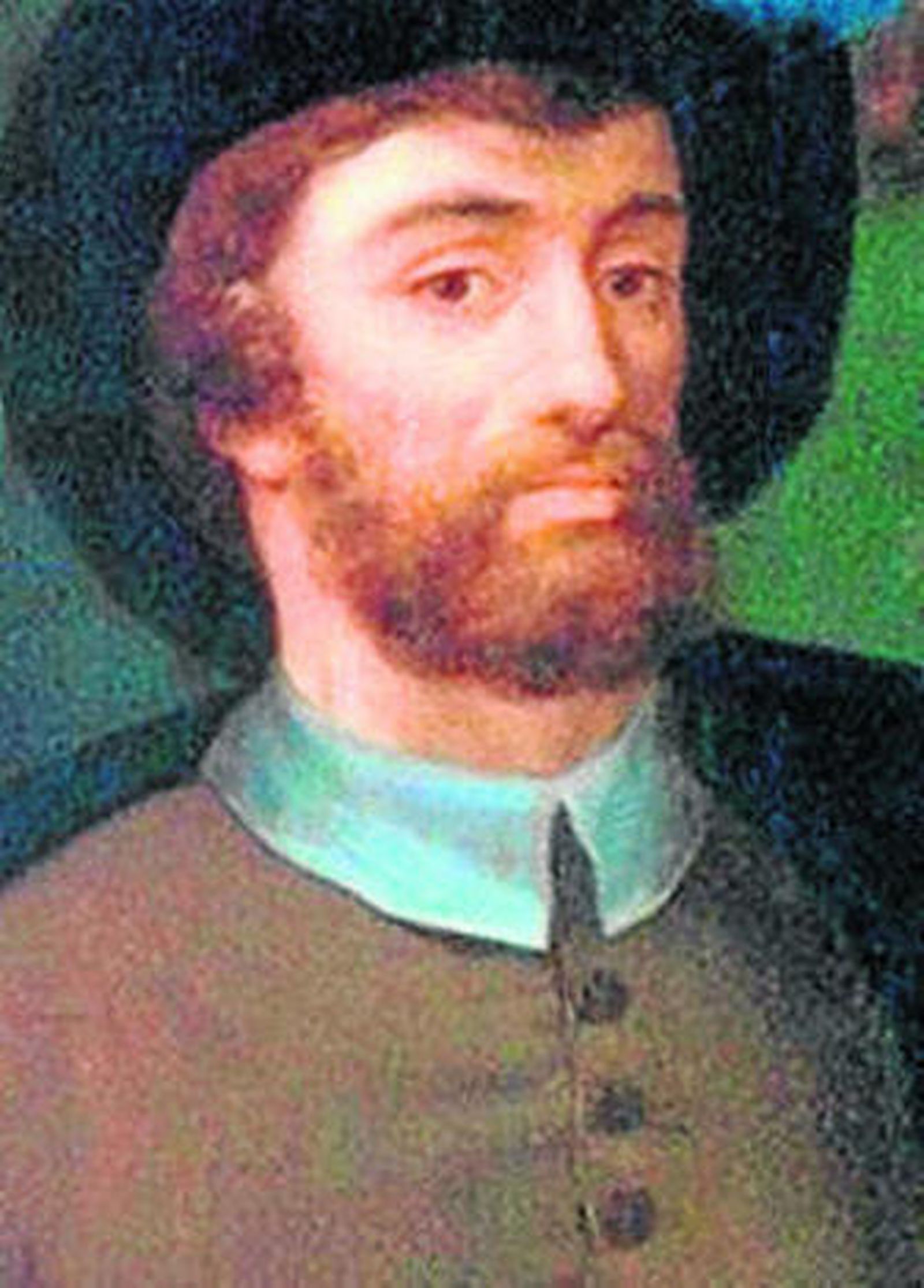 Grabado de Juan Sebastián Elcano.