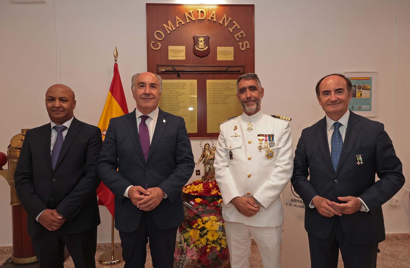Fotos de la recepción de la Comandancia de Marina y la Autoridad Portuaria de la Bahía de Algeciras con motivo de la festividad de la Virgen del Carmen