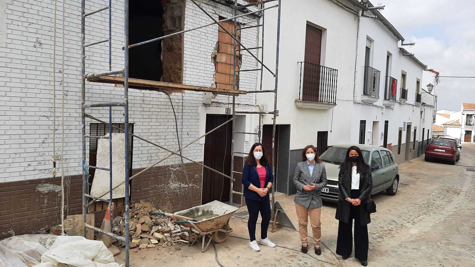 Imagen de las obras realizadas en una vivienda en Fuente Obejuna.