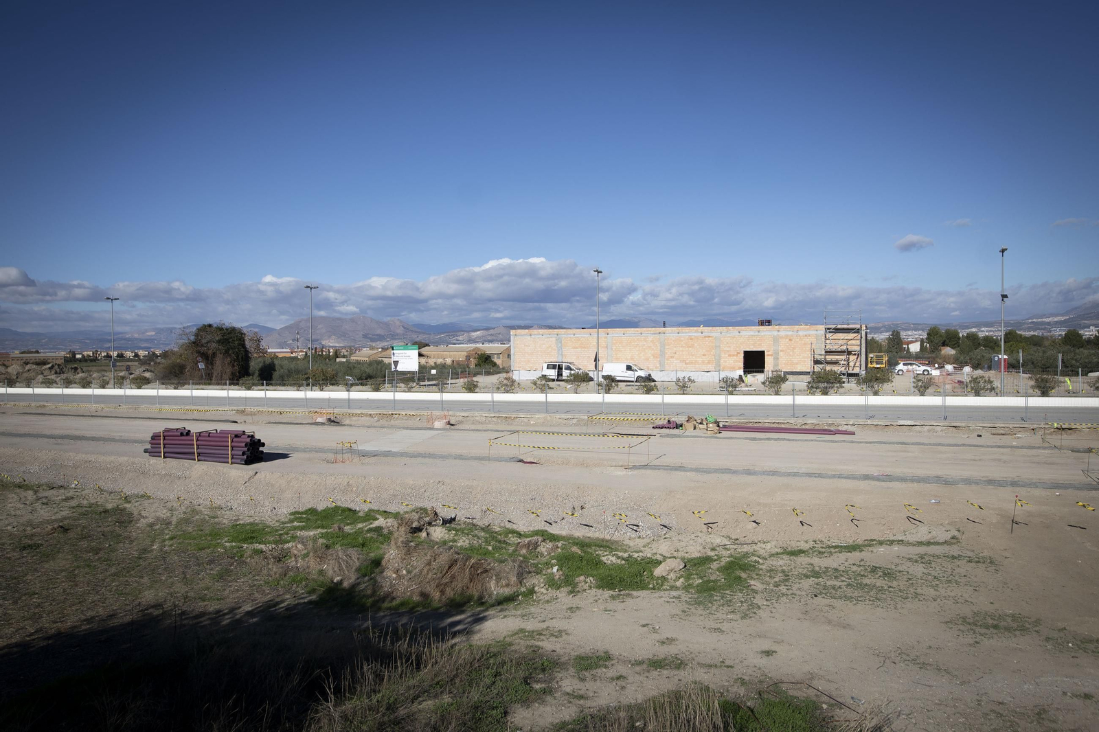 Parada Los Chopos, cocheras y talleres en Las Gabias