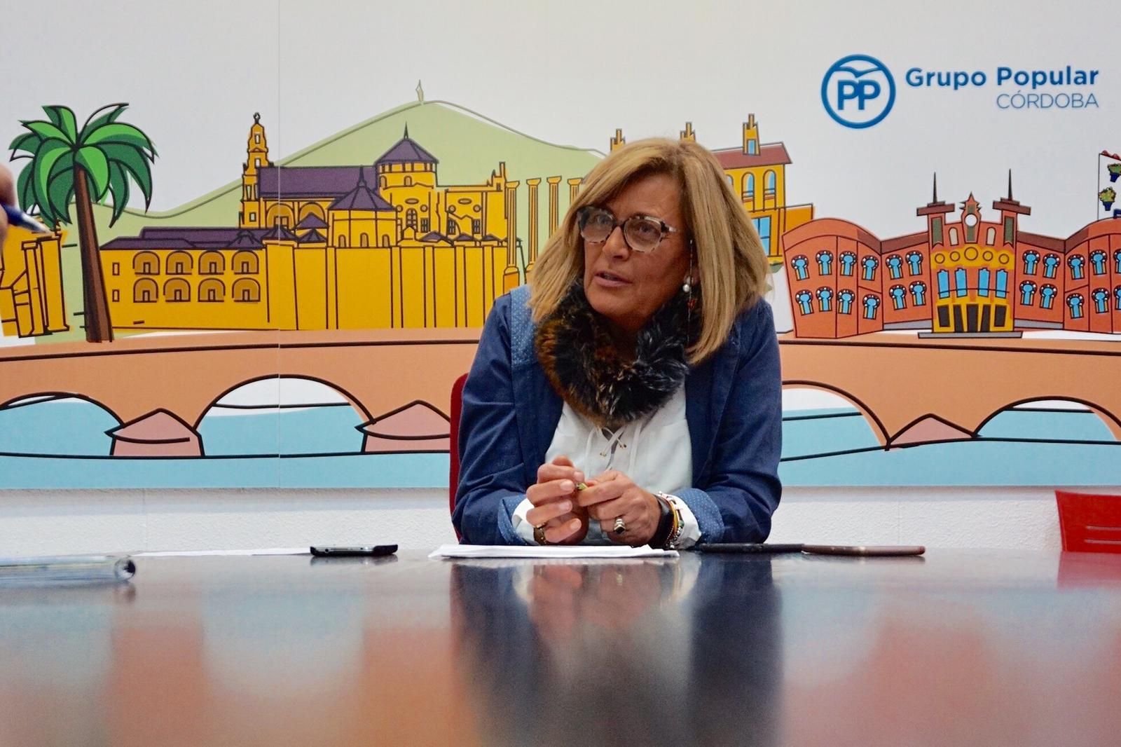 Amelia Caracuel, durante la rueda de prensa.
