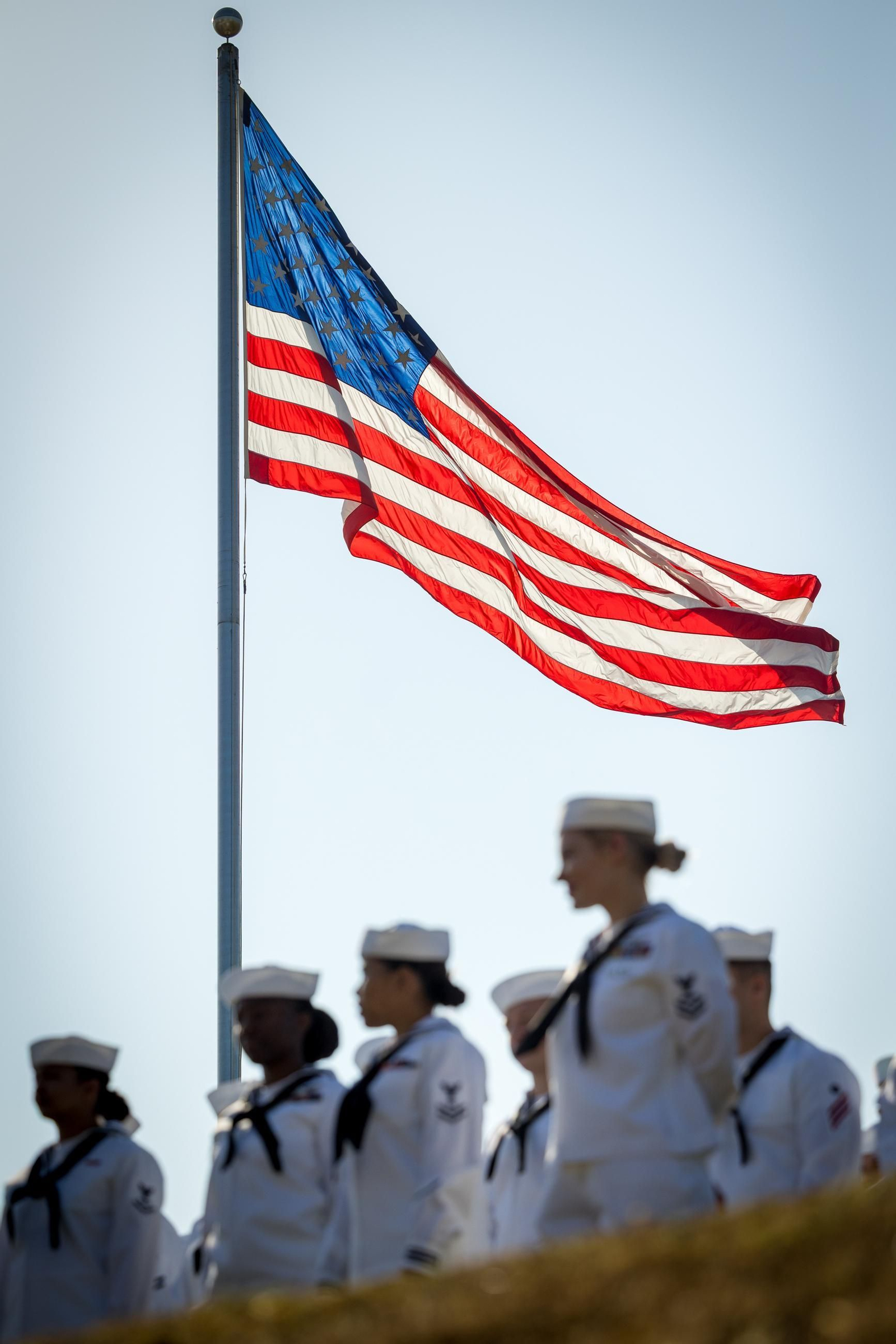 Las imágenes de la ceremonia de cambio de mando de EEUU en la Base de Rota