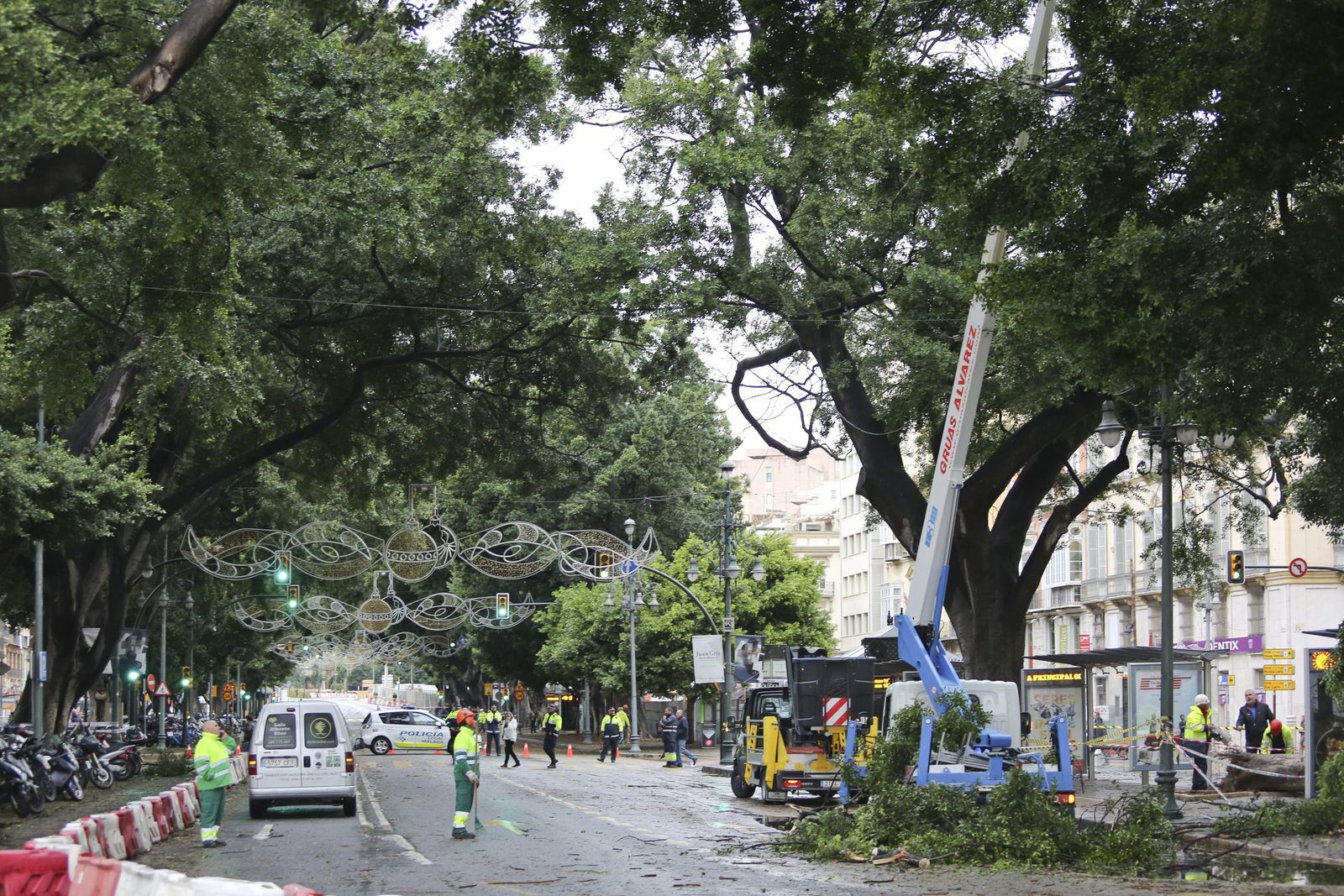 Las consecuencias del paso de 'Ana' por Málaga