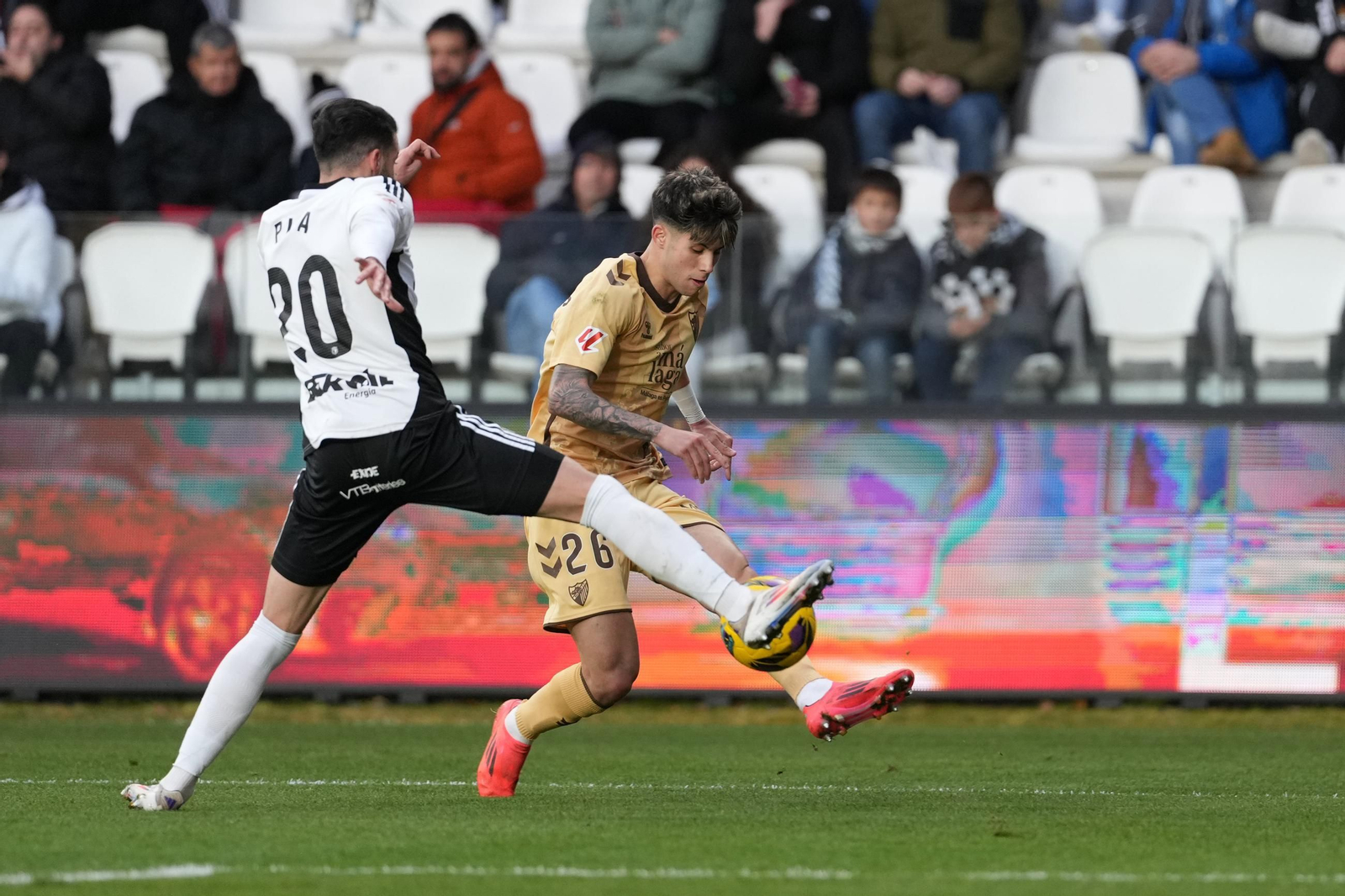 El Burgos-Málaga CF, en fotos