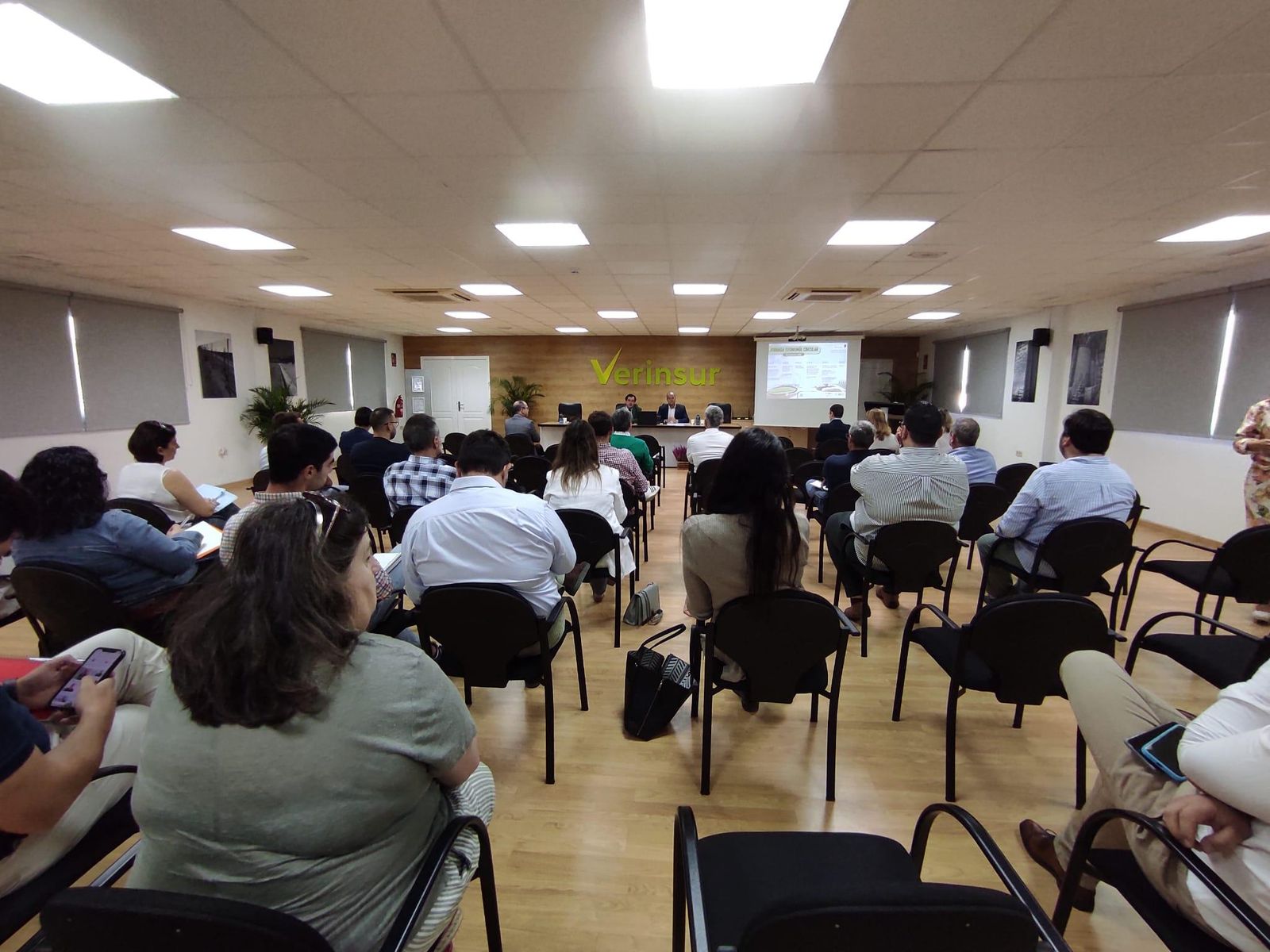 Jornadas sobre Economía Circular celebradas en VERINSUR el 28 de septiembre de 2023.