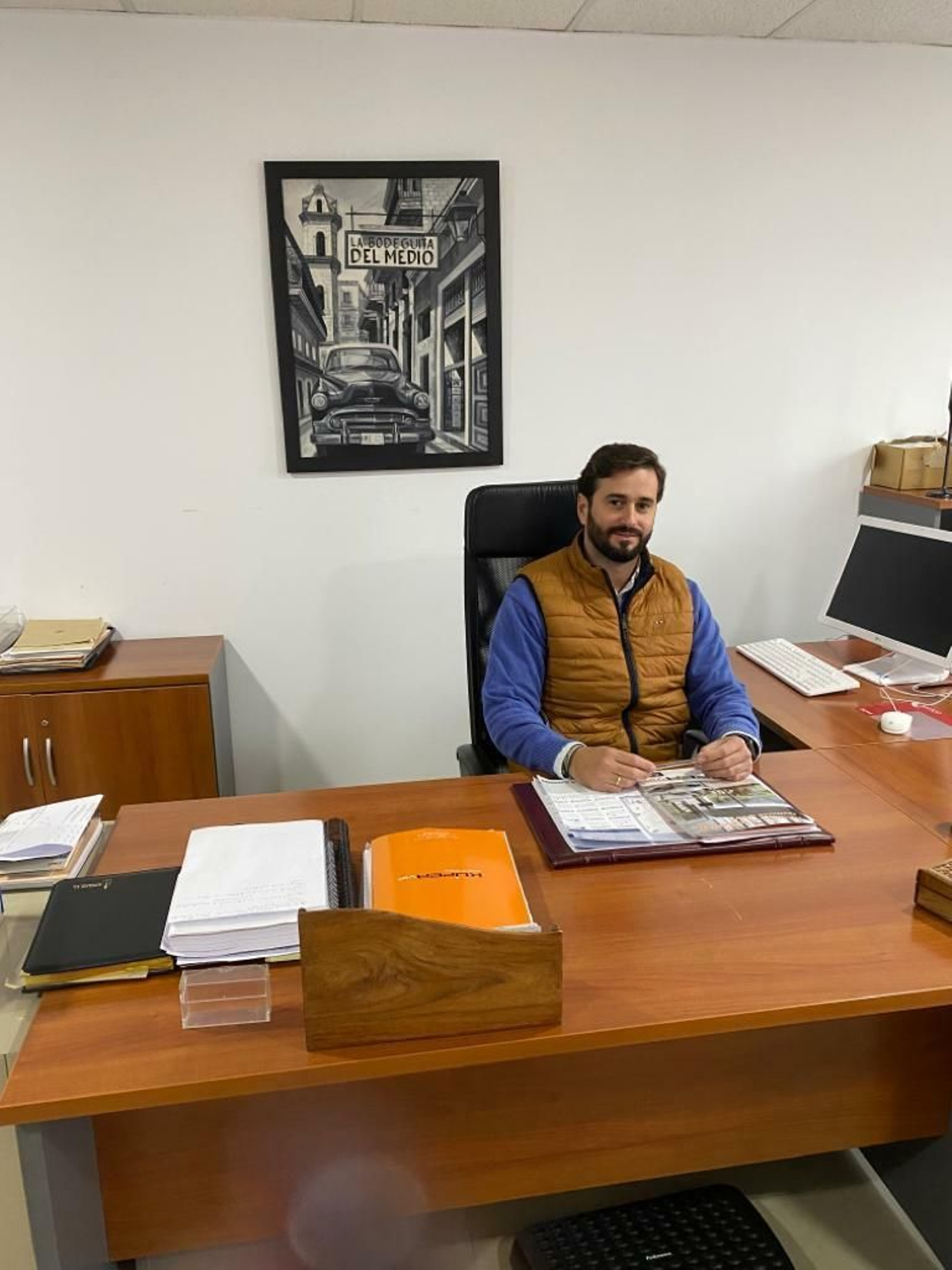 Daniel Toscano es uno de los aspirantes a la presidencia de la Cámara de Comercio de Huelva.