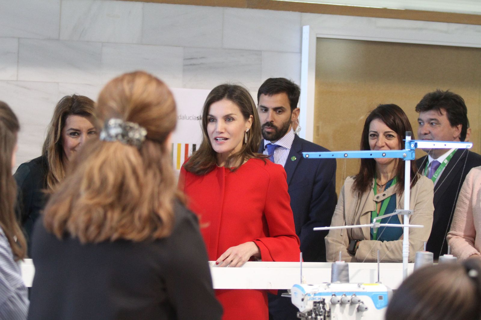 Imágenes de la visita de la reina Letizia a Huelva