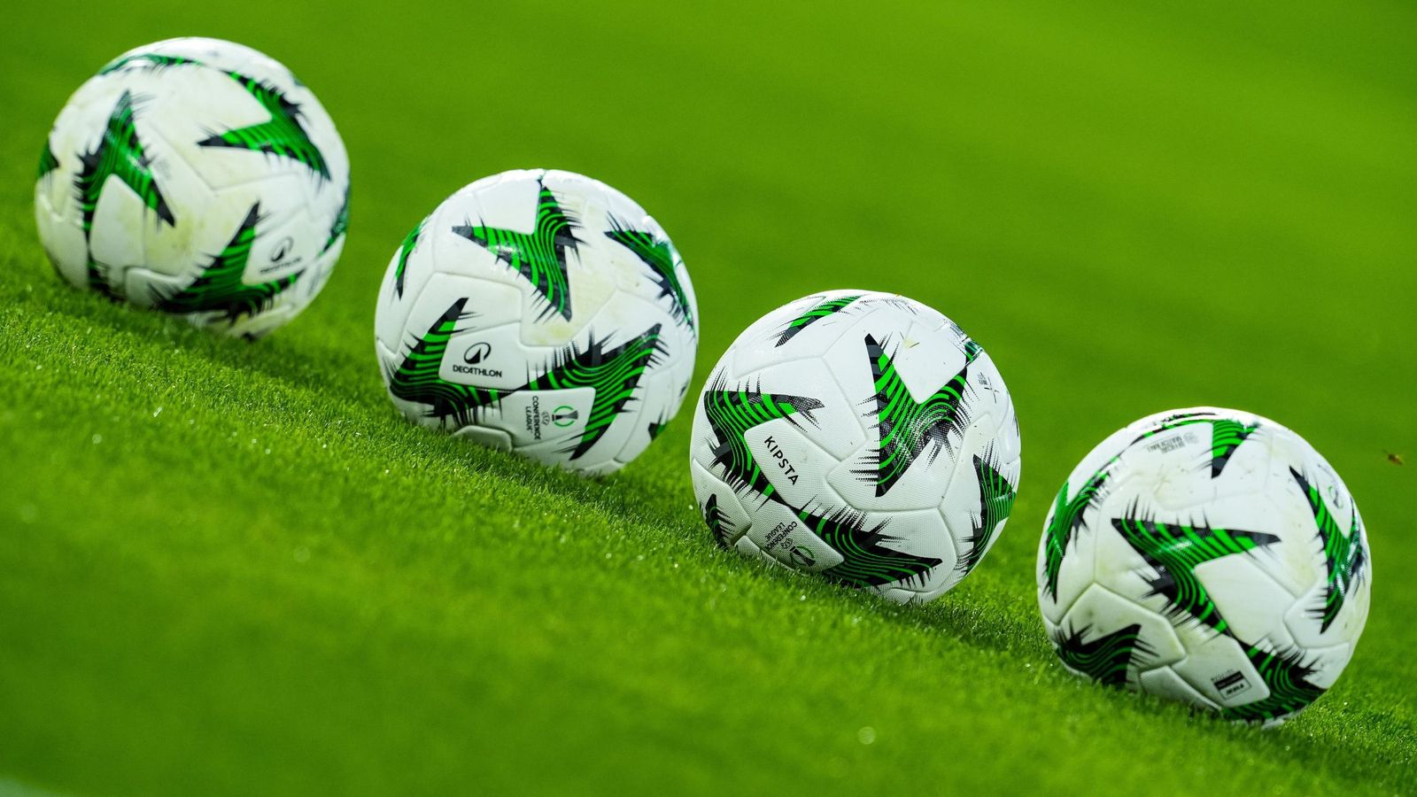 Los balones de la UEFA Conference League