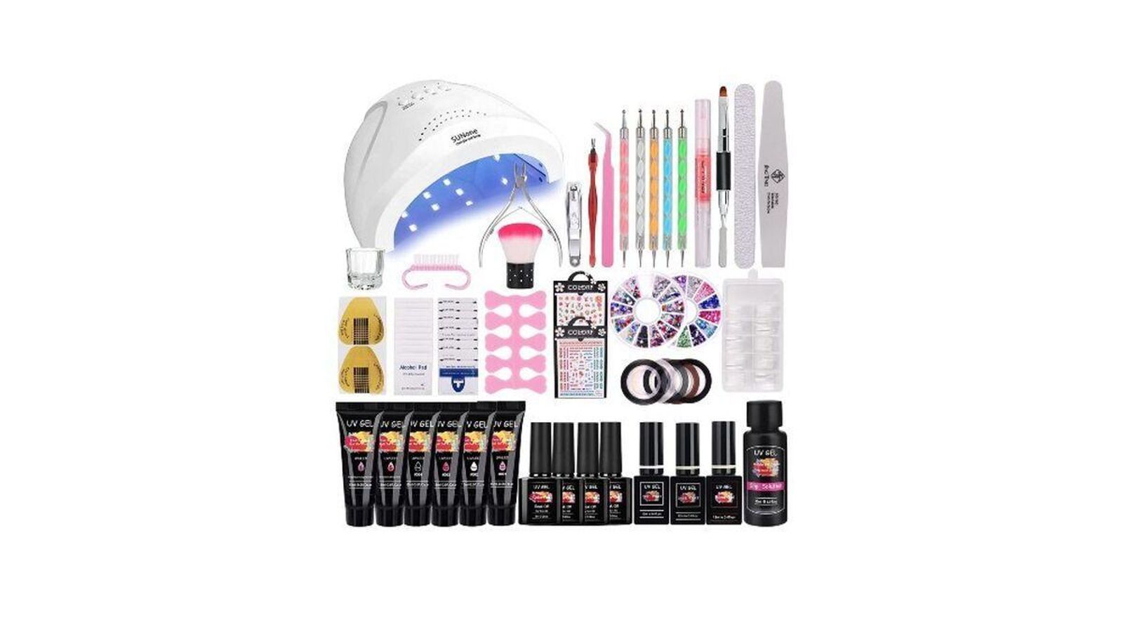 36W Lámpara Kit Uñas de Gel Completo