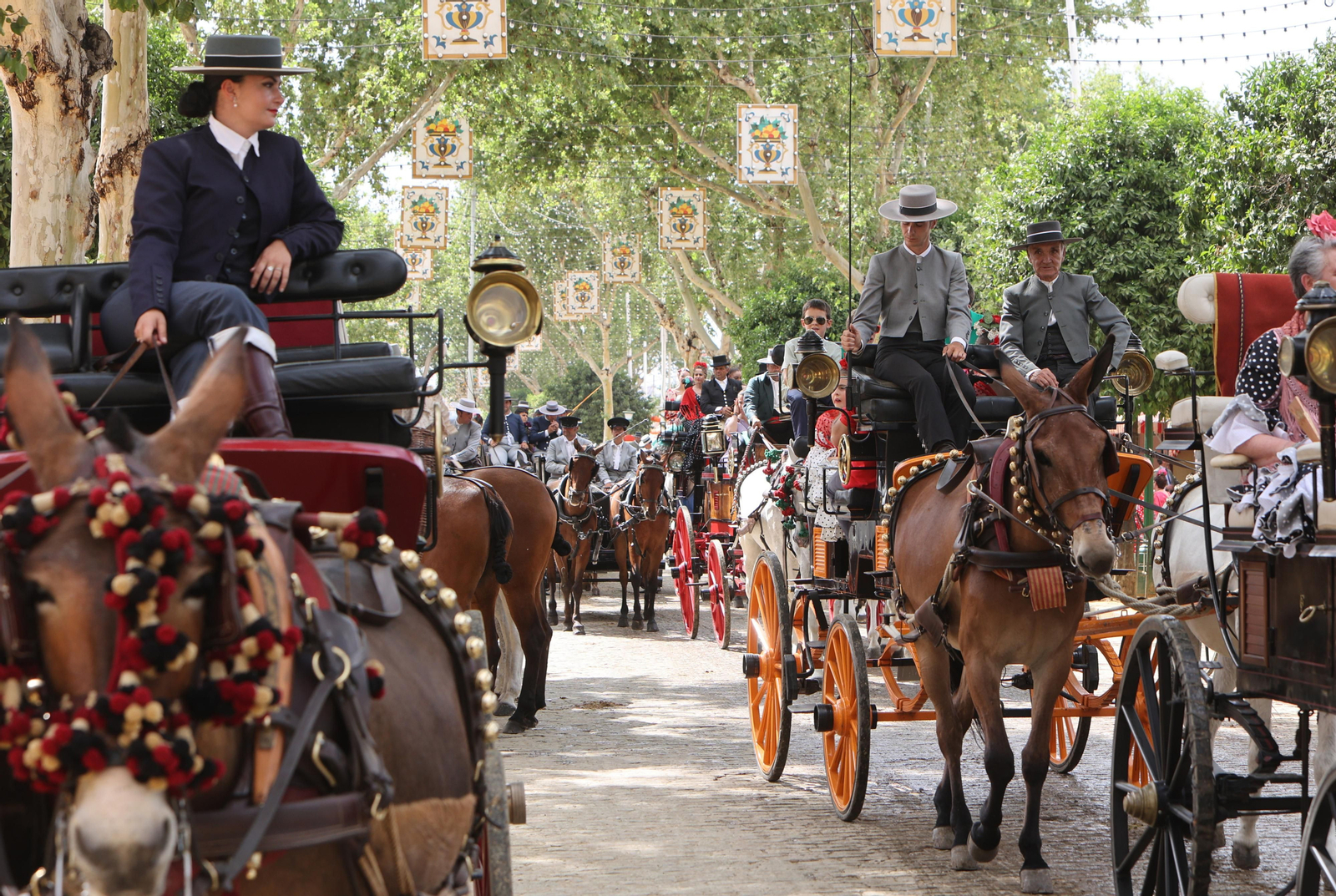 Las imágenes del viernes de Feria