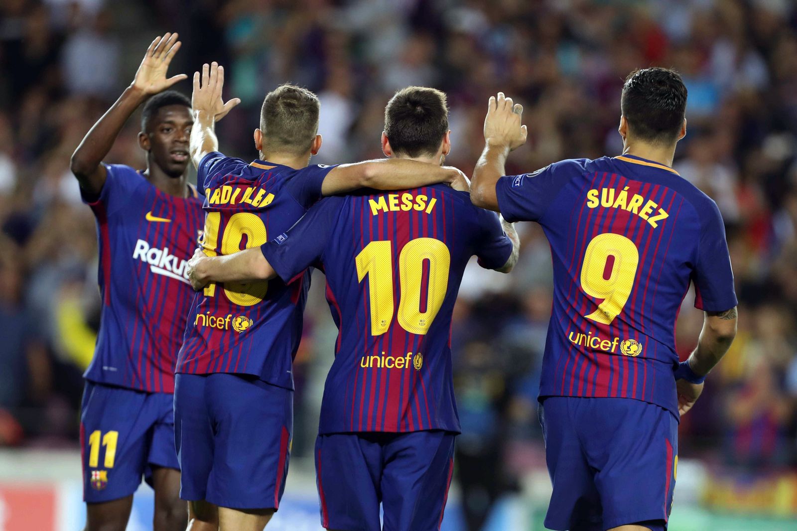 El Barcelona-Juventus, en imágenes