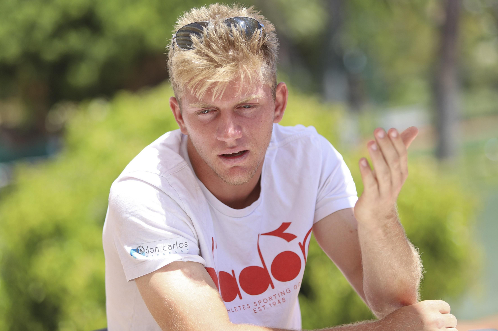 Las fotos de Alejandro Davidovich antes de acudir a Roland Garros