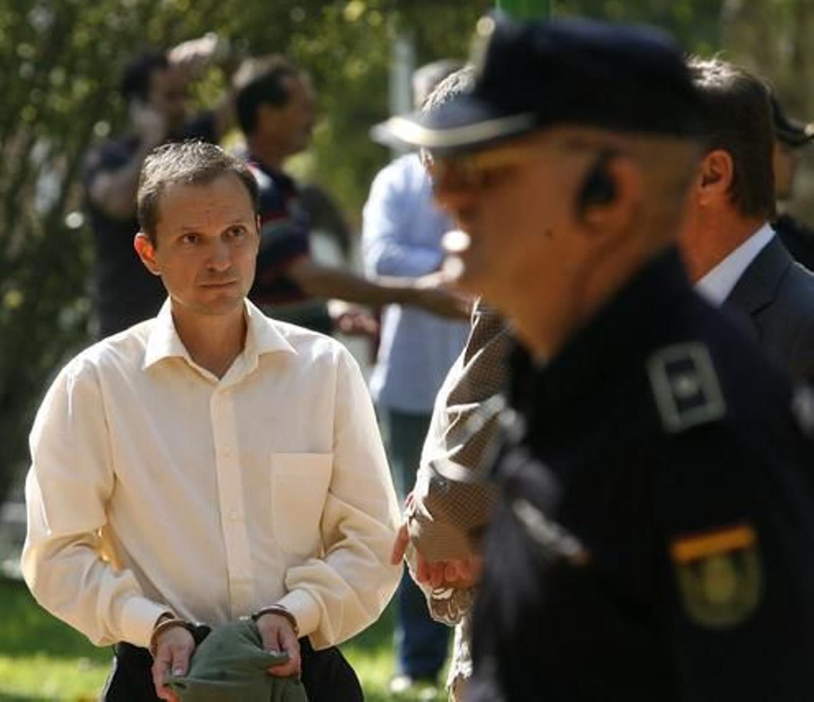 José Bretón en la reconstrucción de los hechos.