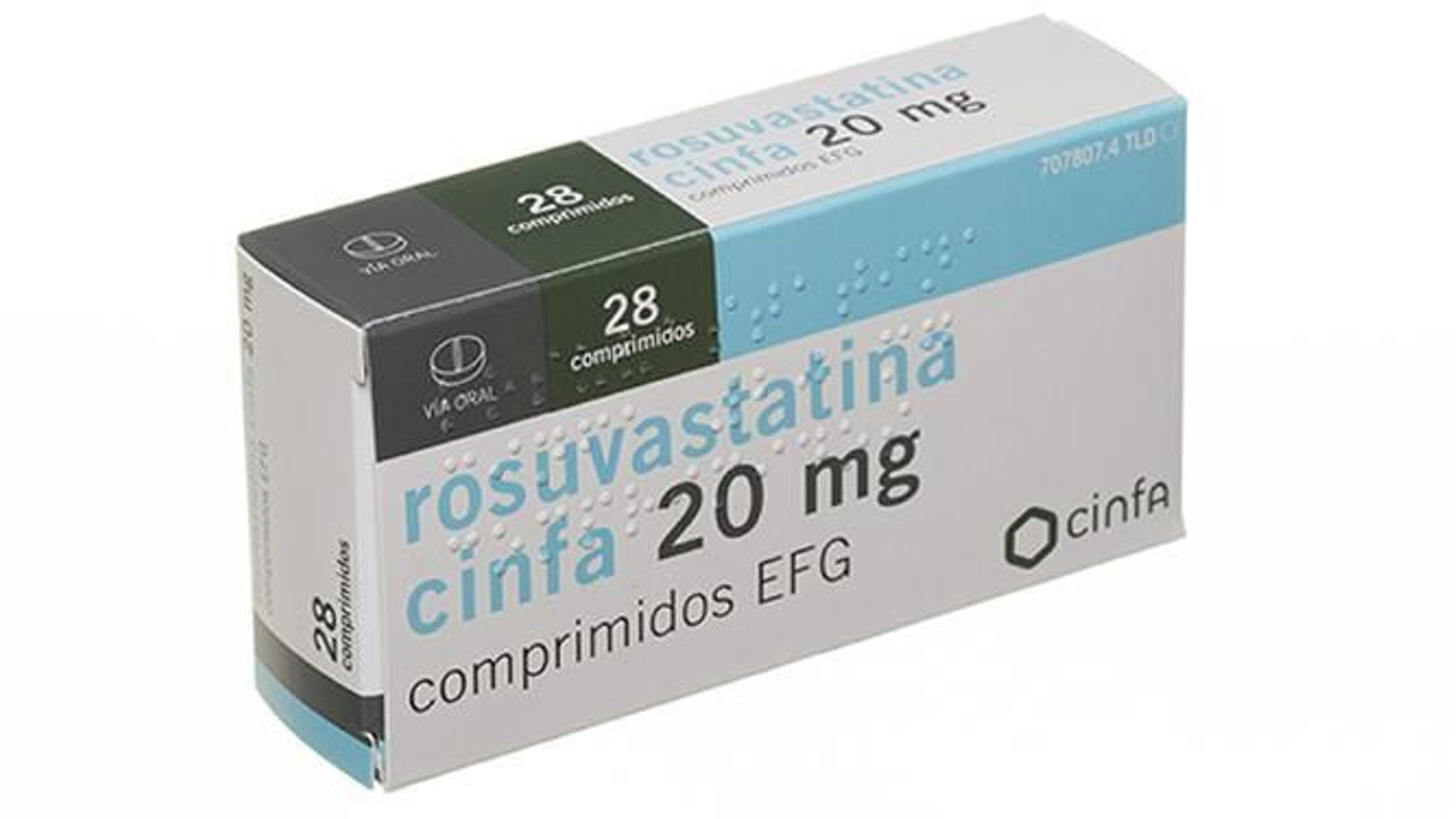 Rosuvastatina Cinfa, el medicamento afectado.