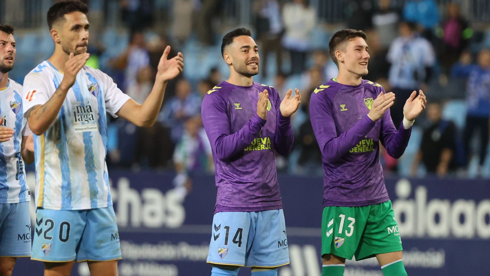 Las fotos del Málaga CF-Cartagena