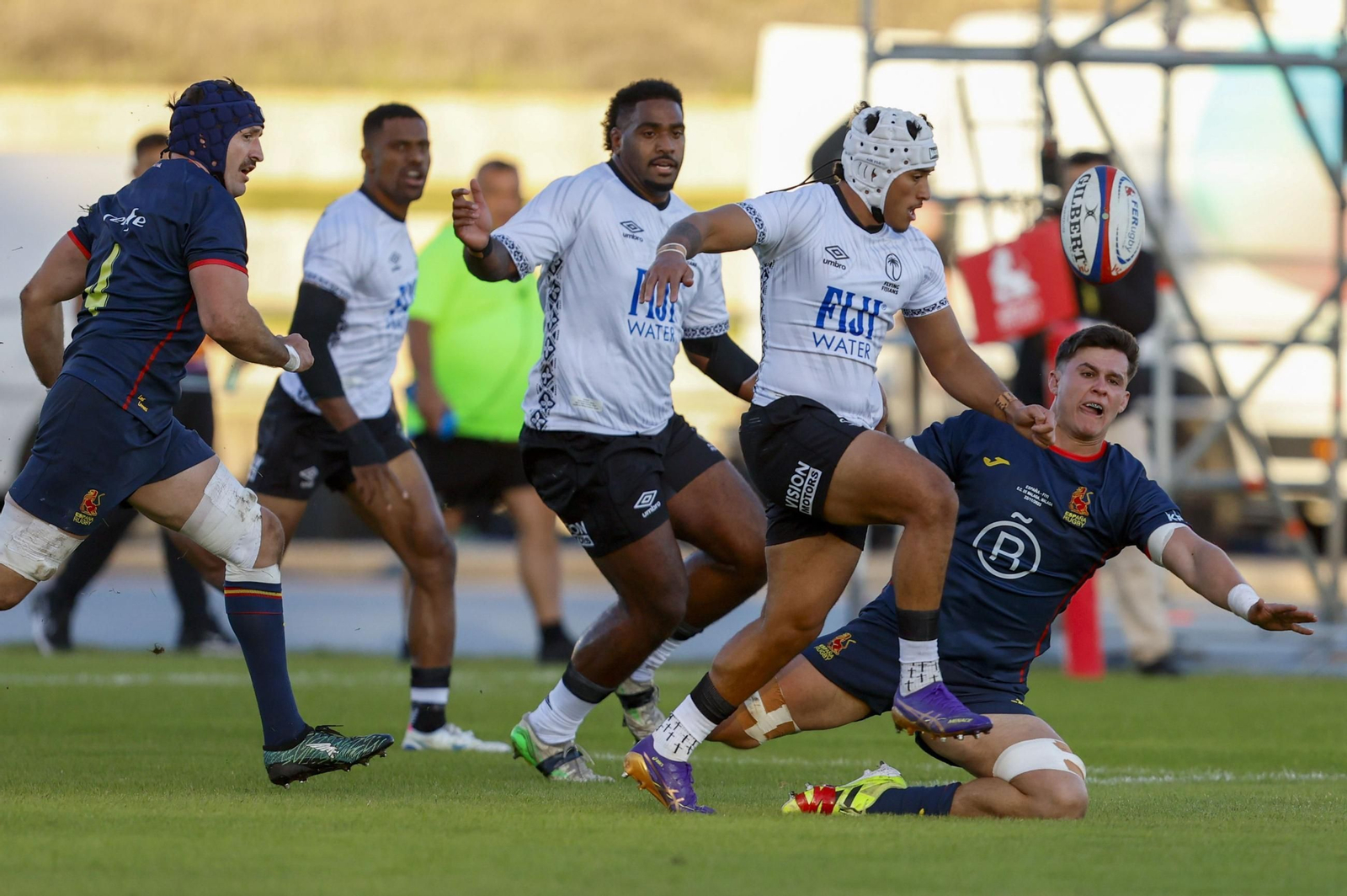 España-Fiyi de rugby en Málaga, en fotos