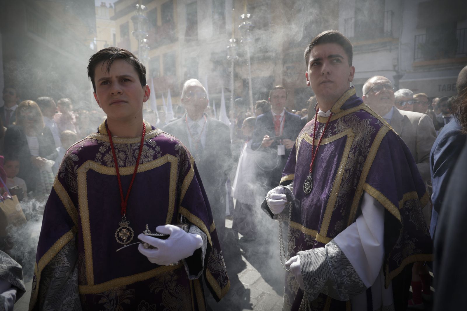 La salida de la Hermandad de la Sagrada Cena en imágenes
