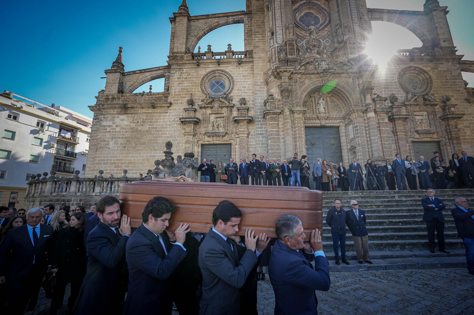 Imágenes del funeral de Álvaro Domecq en la catedral de Jerez