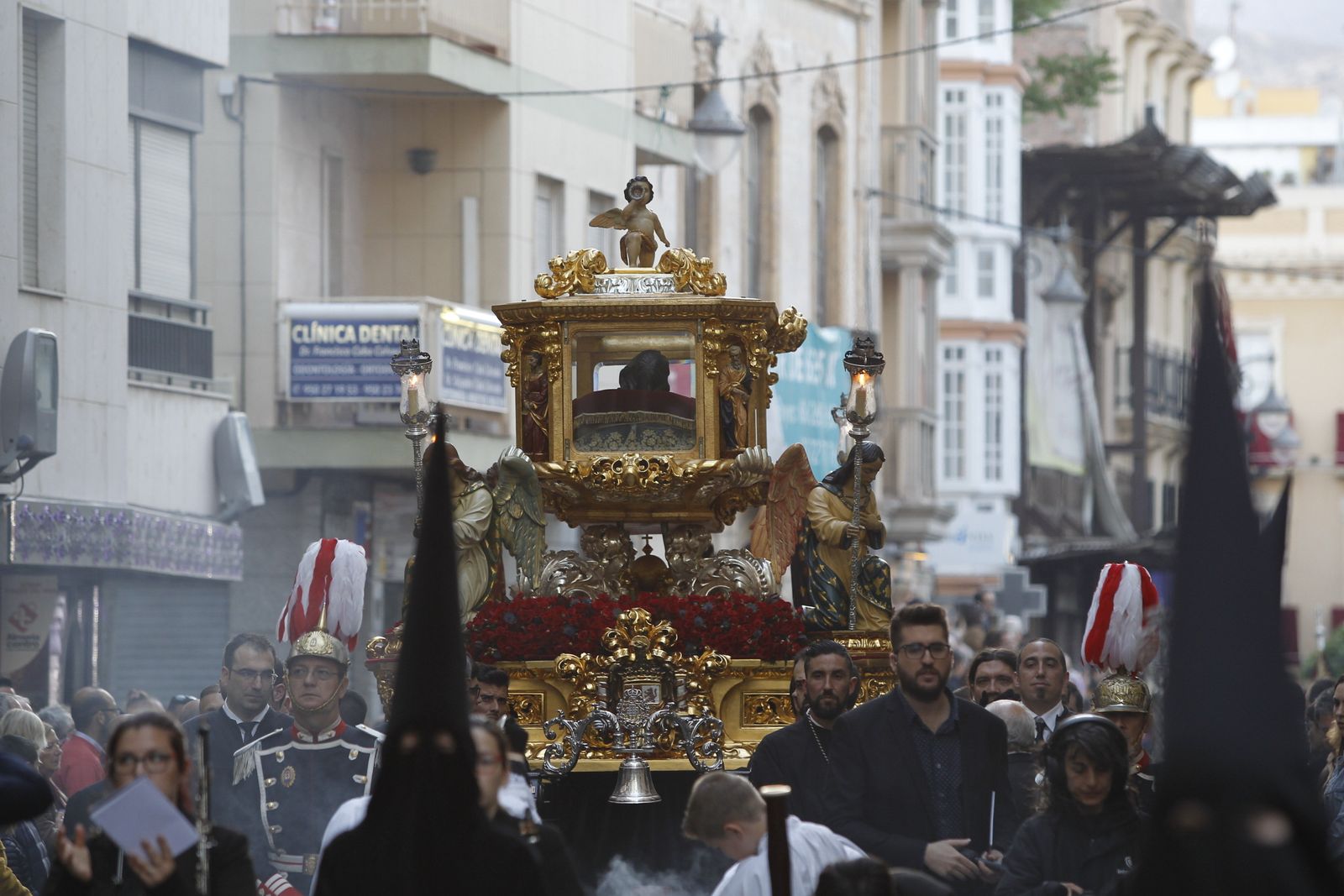 Imágenes de la Procesión del Entierro, Viernes Santo. Semana Santa Almería 2019