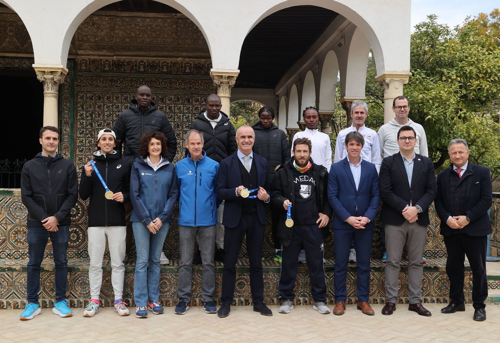 Presentación del Maratón de Sevilla en los Alcázares