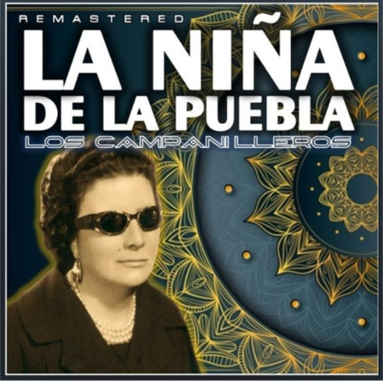 Parte de la carátula del disco de “Los campanilleros”, de la niña de la Puebla.