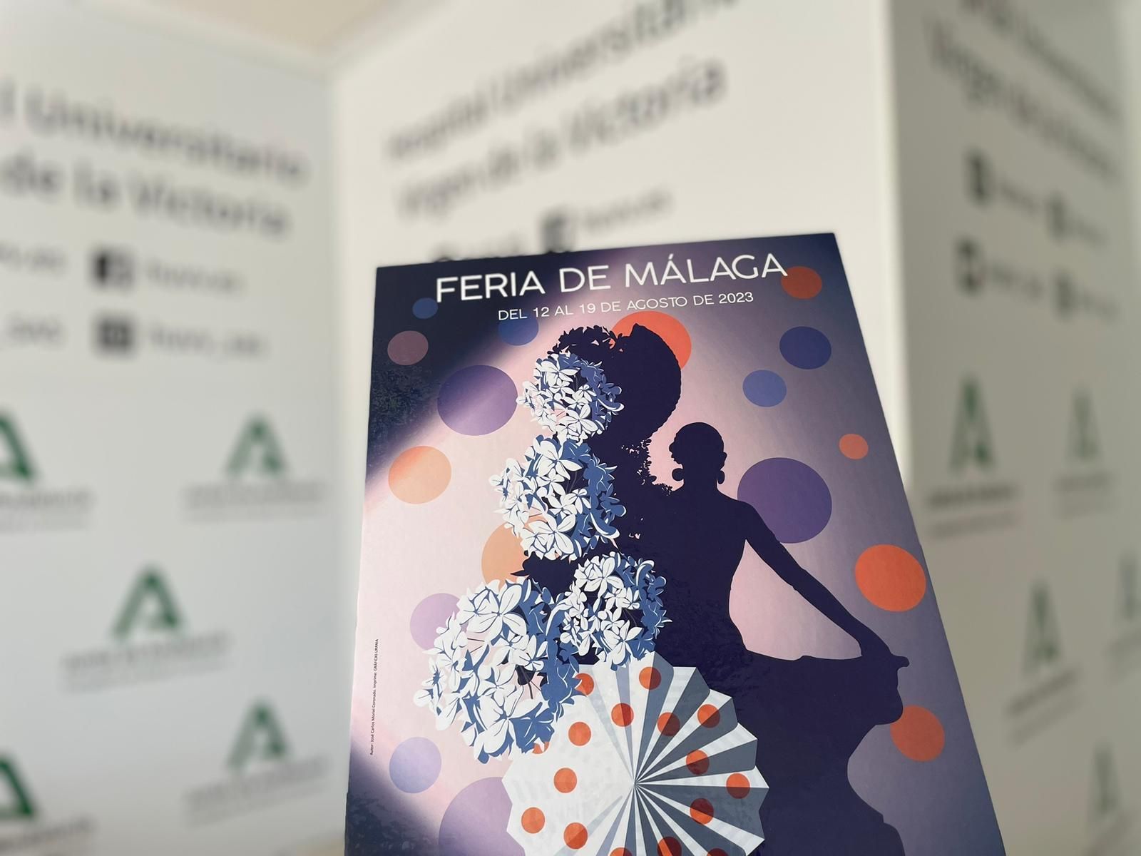 Foto del cartel de la Feria de Málaga