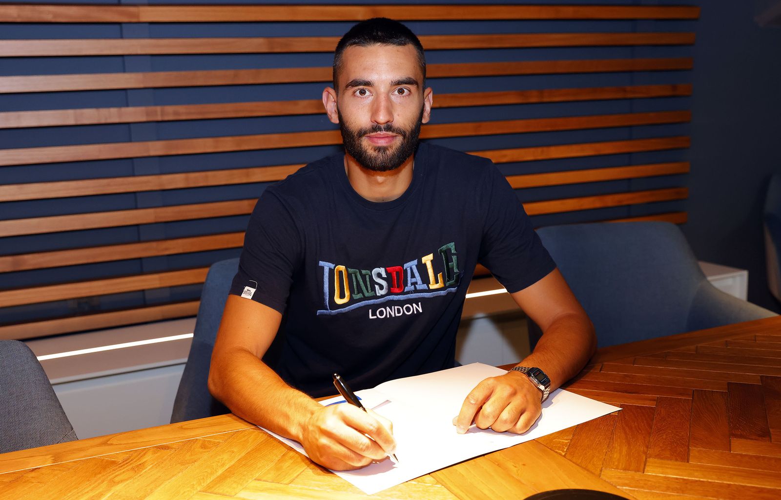 Einar Galilea en La Rosaleda, en fotos