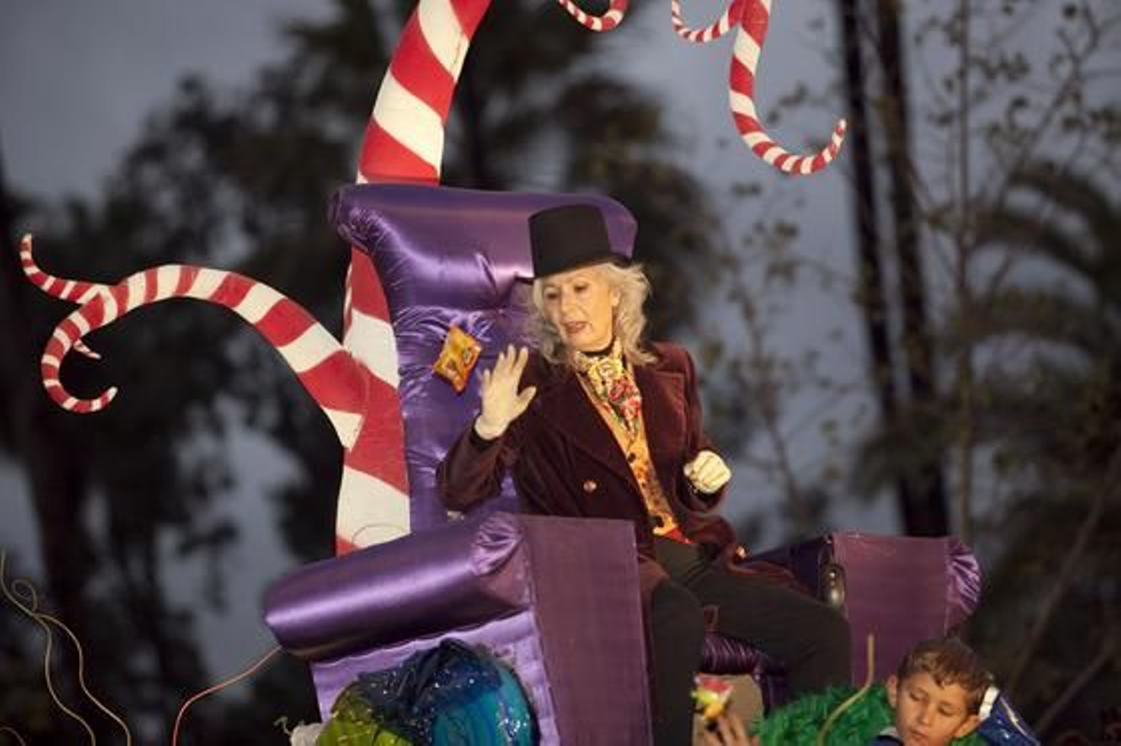 La carroza de "Charlie y la fábrica de chocolate".

Foto: Jaime Martínez