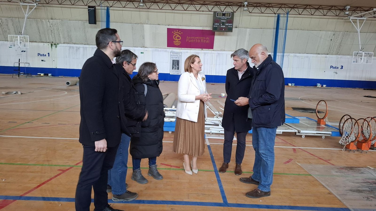 Visita al Pabellón Municipal de Deportes