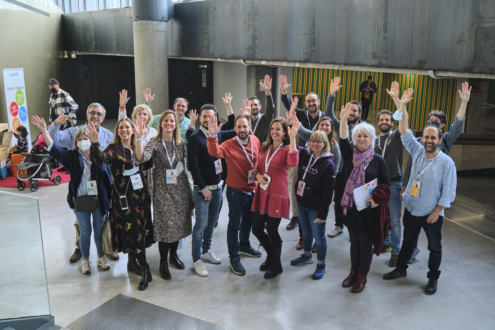 Un grupo de docentes y 'coaches' del Programa de Liderazgo de EduCaixa