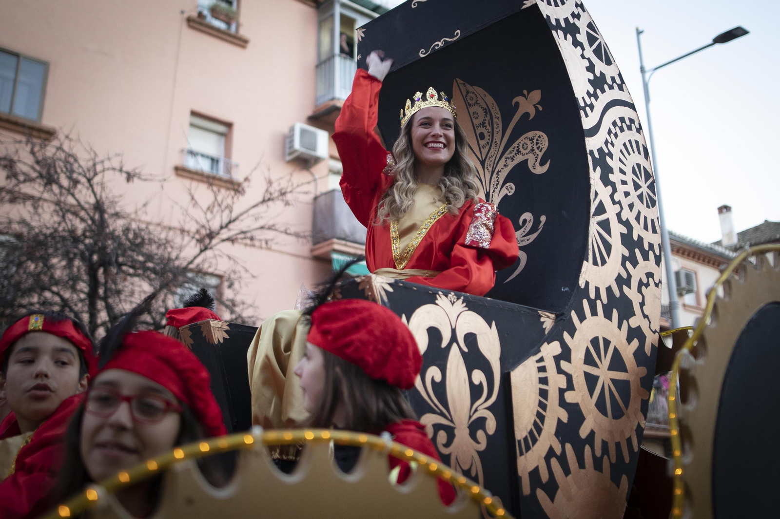 La cabalgata de los Reyes Magos de Granada, en imágenes