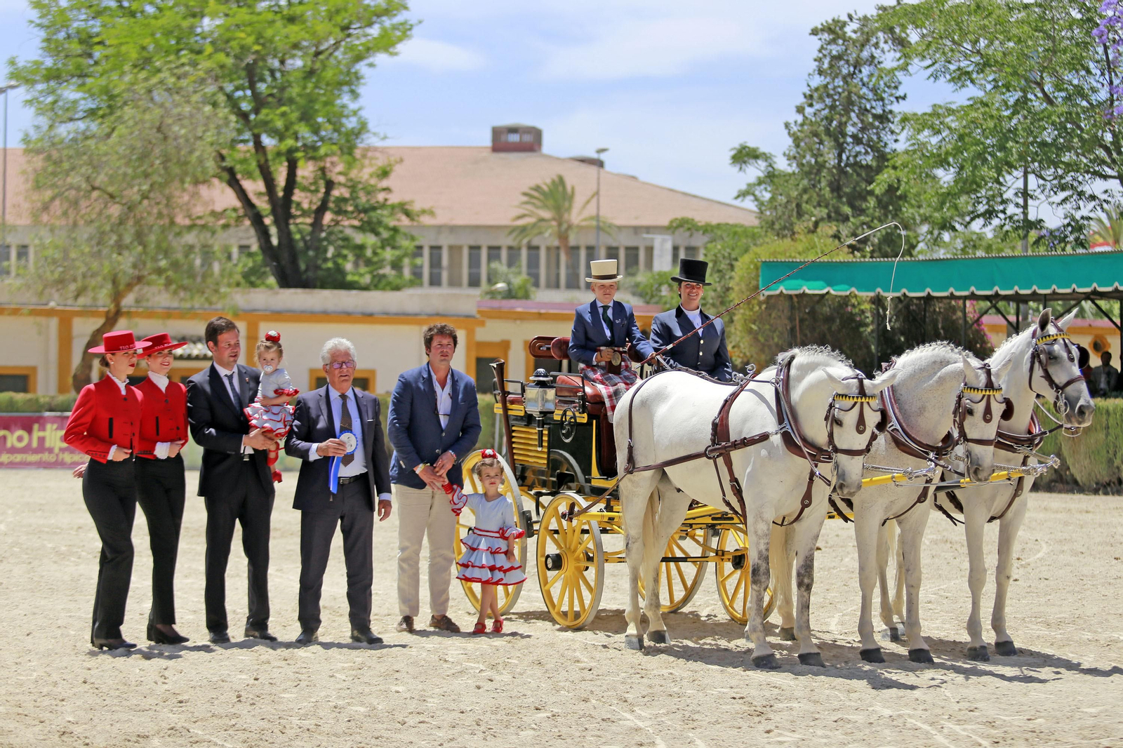 Trofeos de los concursos de Enganches y Morfológicos en la Feria de Jerez