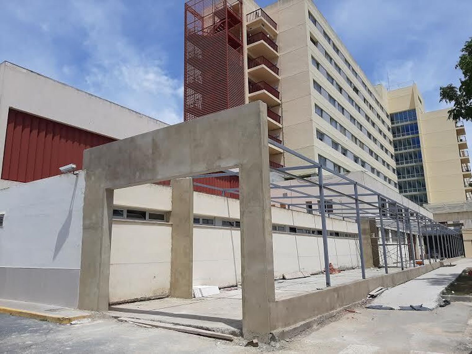 Inicio de las obras en la zona de Urgencias del Infanta Elena