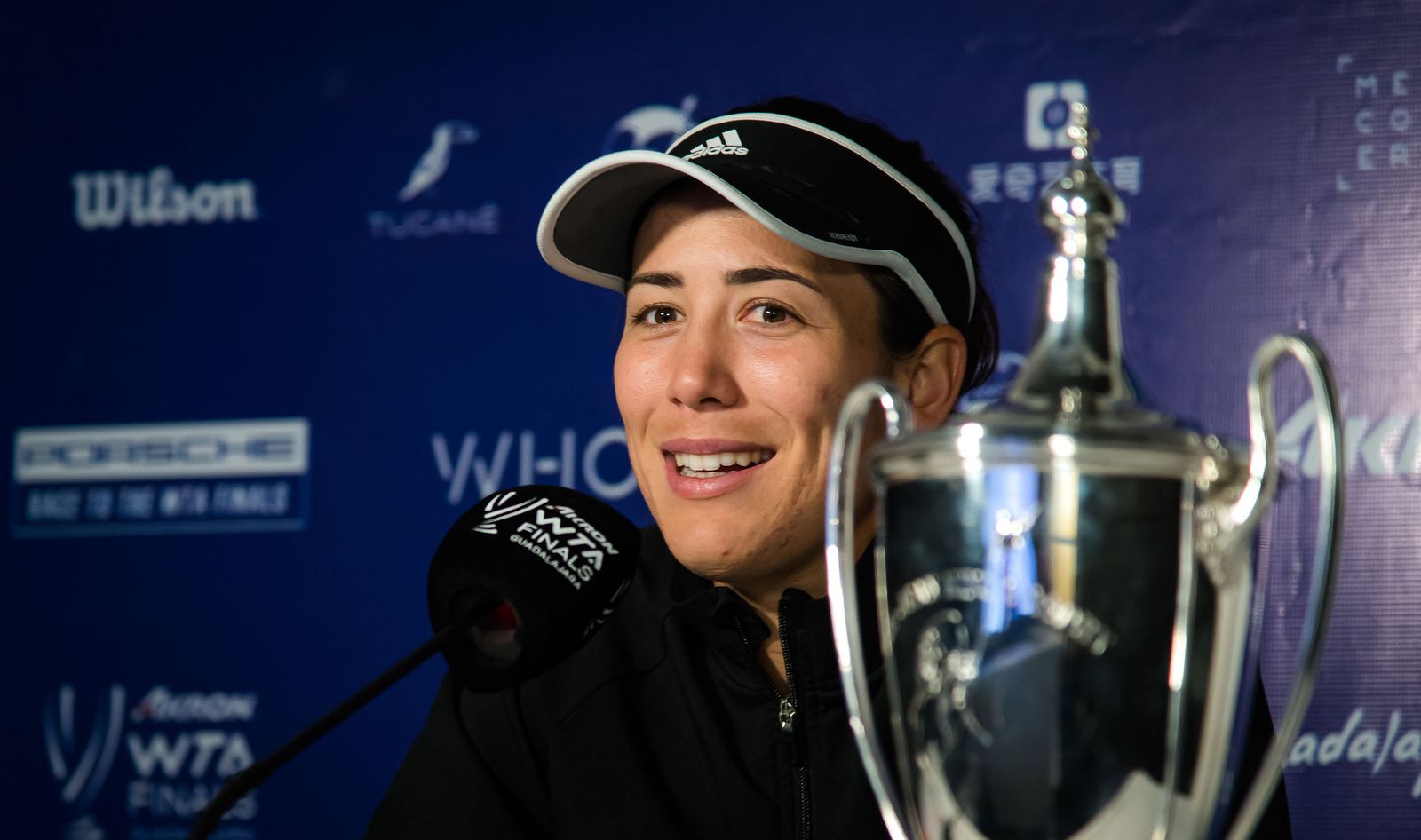 La celebración de Muguruza como 'maestra' del tenis