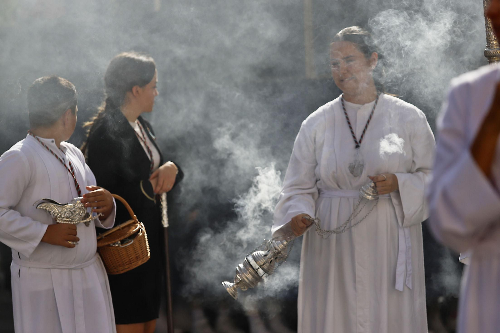 Imágenes de la procesión de San Francisco de Asís por las calles de Pérez Cubillas y bendición de animales y plantas