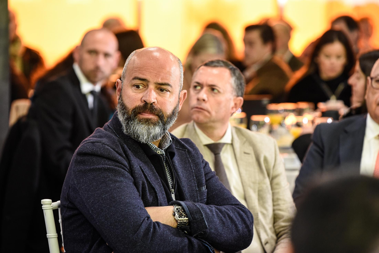 Imágenes de los asistentes al Desayuno Coloquio "Economía azul, claves para el desarrollo sostenible" organizado por el Grupo Joly