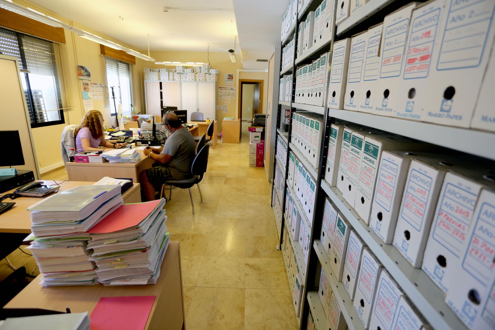 Expedientes y archivo del Juzgado de Instrucción 5 de Huelva.