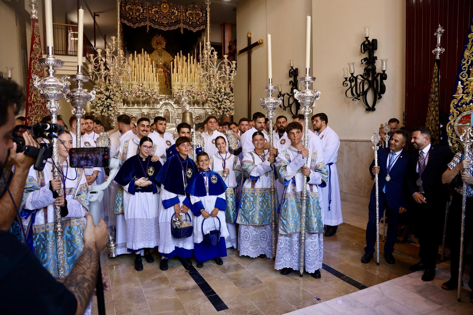 La procesión de la Virgen de la Paz, en fotos