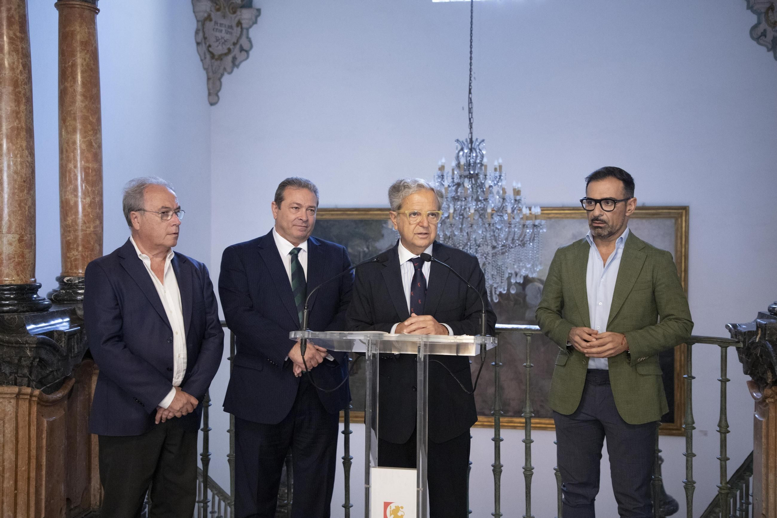 Antonio Díaz, Antonio Ángel Vega, Salvador Fuentes y Félix Romero.