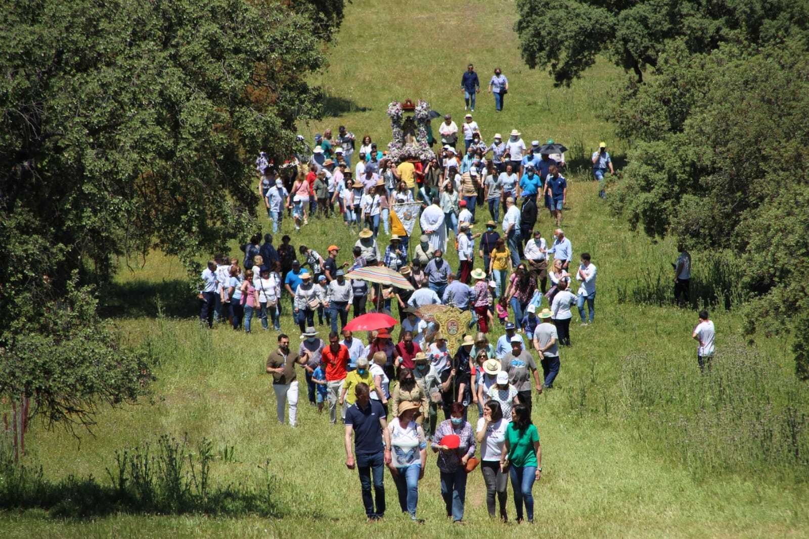 La romería de la Virgen de la Antigua de Hinojosa del Duque, en fotografías