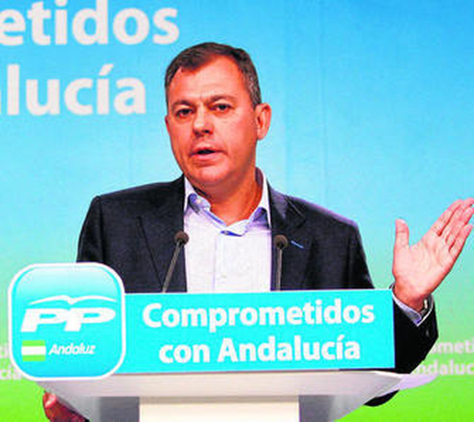 El alcalde de Tomares, el senador José Luis Sanz, en una imagen de archivo.