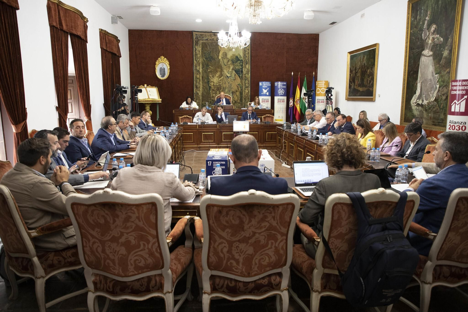 Sesión plenaria de mayo en la Diputación de Córdoba.