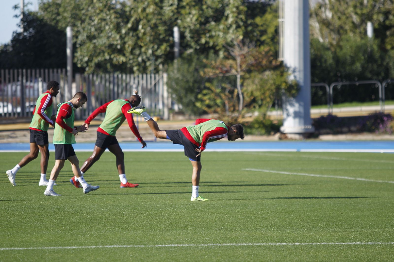 Fotogalería del entrenamiento del Almería previa al partido ante el Numancia