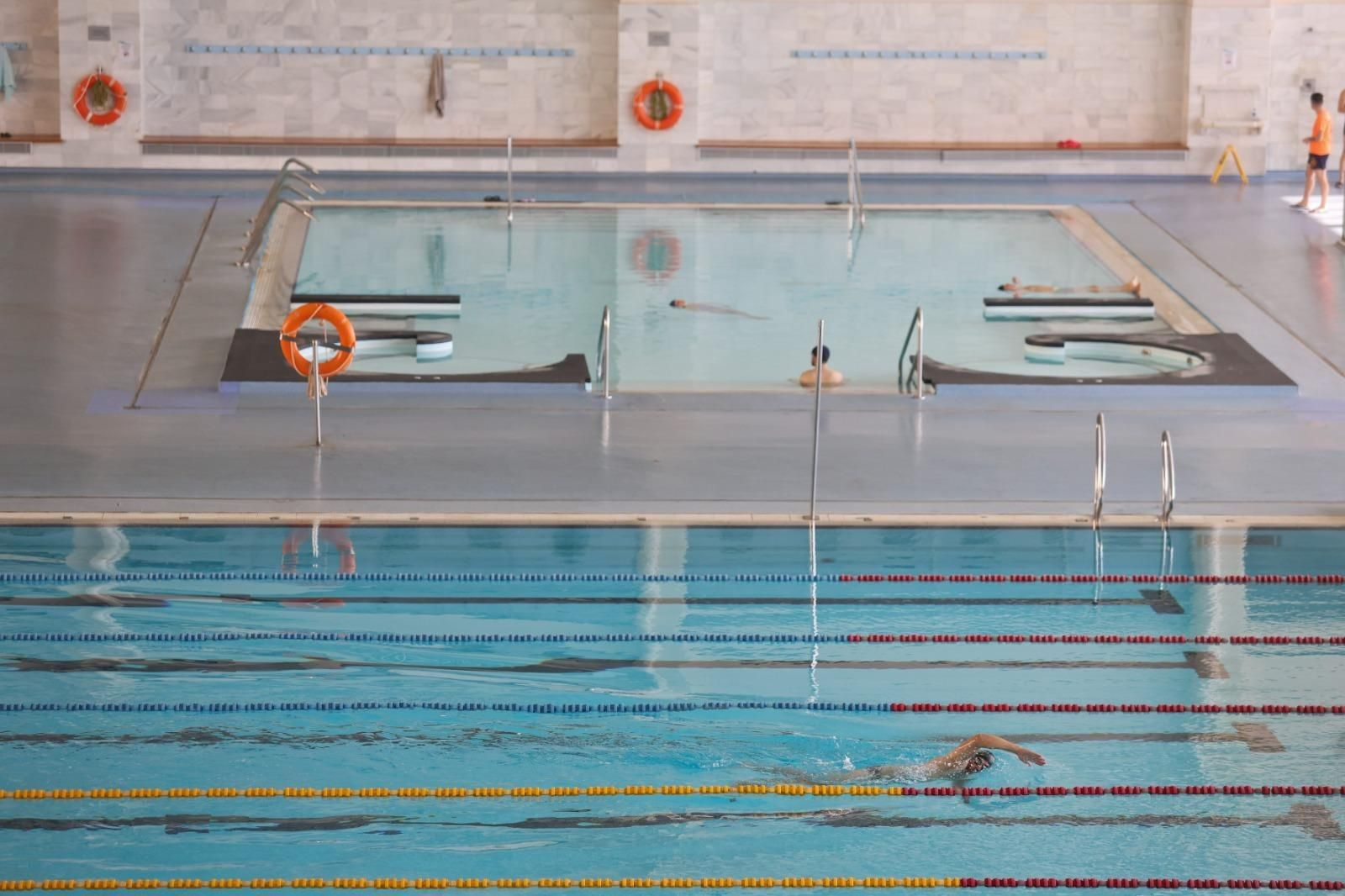 La reapertura de la piscina de 50 metros de Inacua, en imágenes